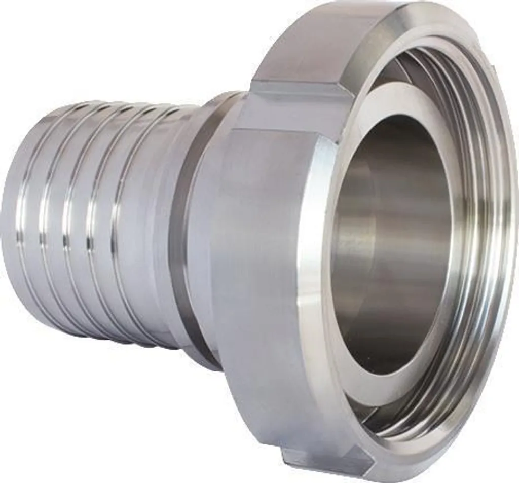Union laitière en acier inoxydable 1.4404 filetage 52mm TEGUMA