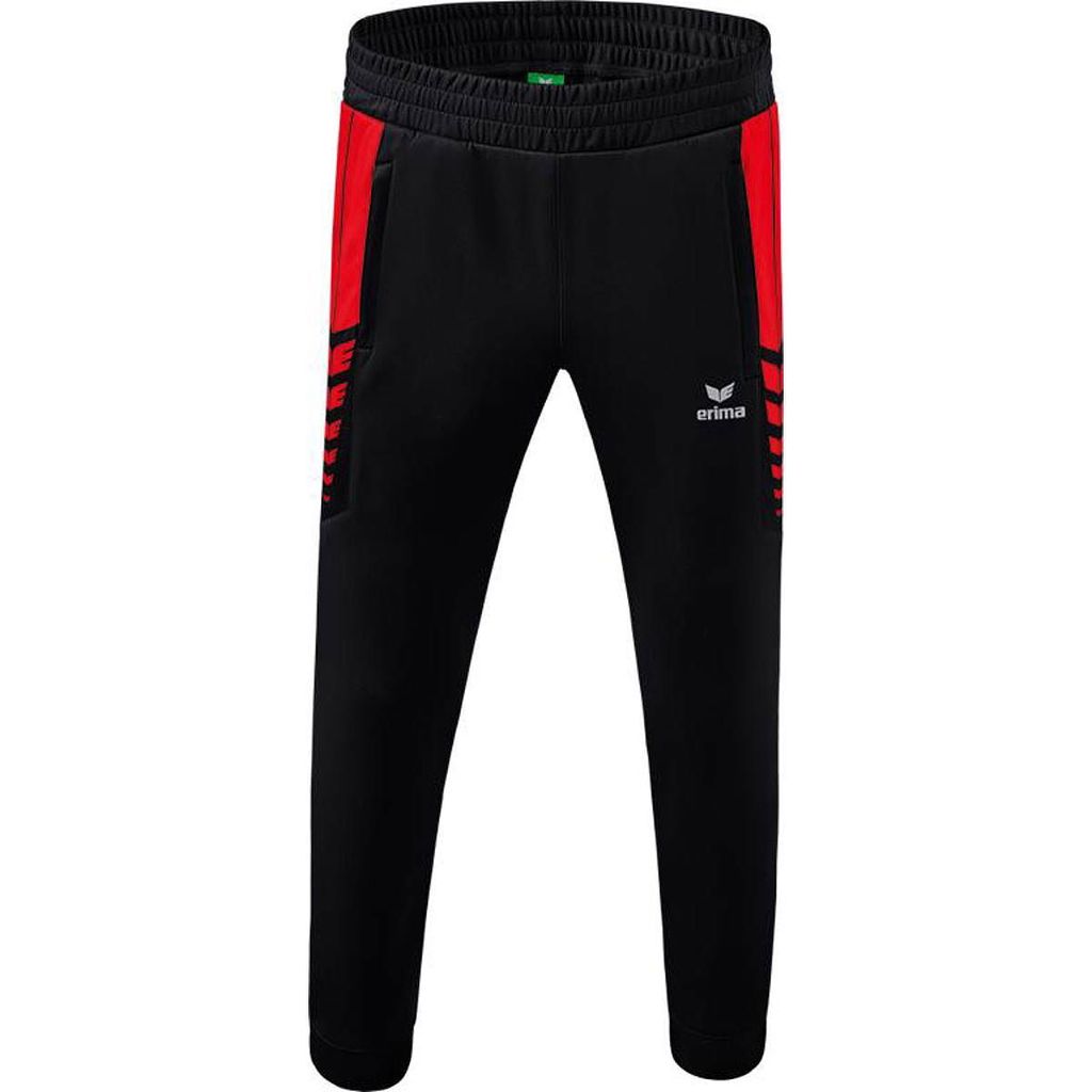 Erima Six Wings Worker Hose Herren - Schwarz / Rot | Größe: XL