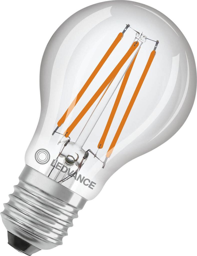 LEDVANCE LED CLASSIC A Tageslichtsensor 4.9W 827 klar E27 Produktbild 