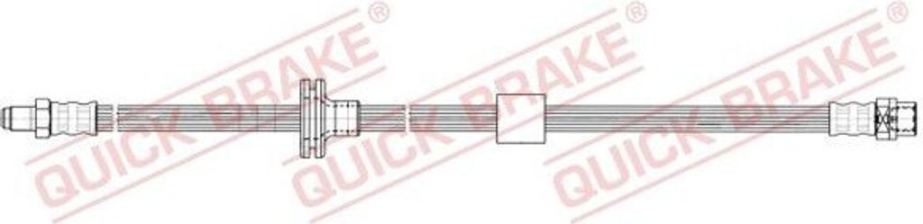 QUICK BRAKE 32.414 Bremsschlauch für BMW X3 (E83)