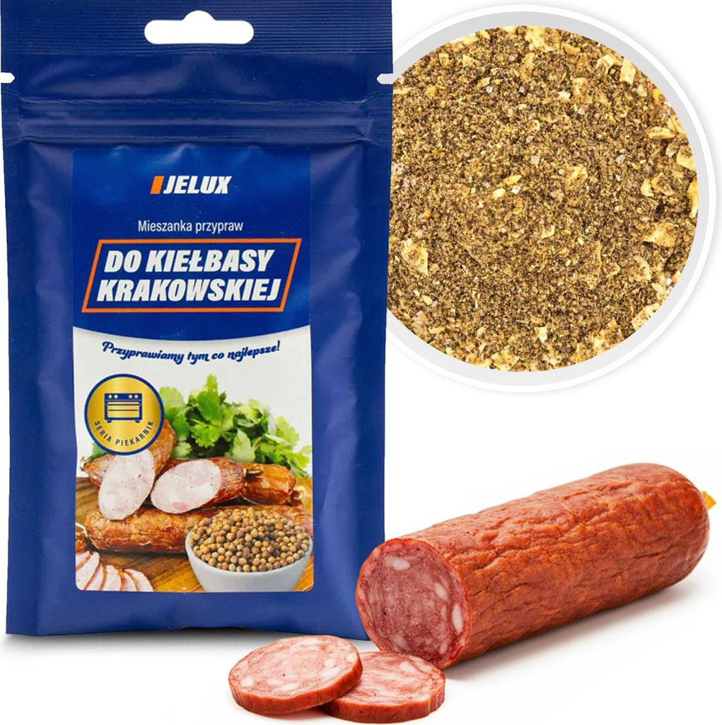 JELUX - Przyprawa do kiełbasy krakowskiej  wg przepisu Zdjęcie produktu 