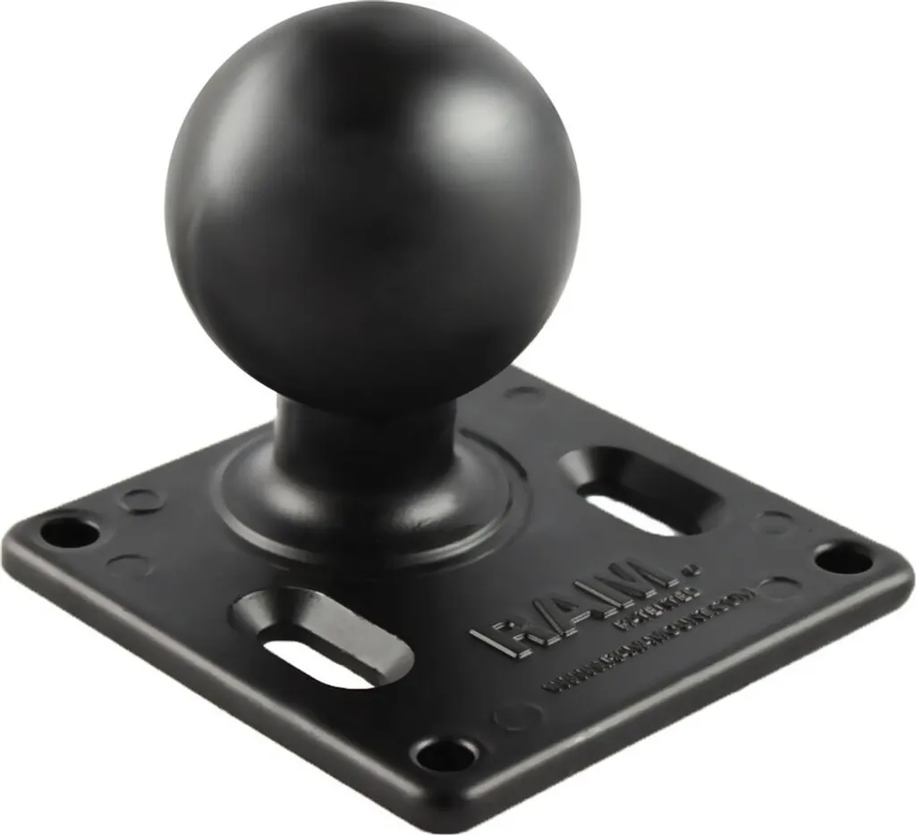 Support VESA 75x75 Argent avec Rotule RAM Mounts pour Écran et Tablette