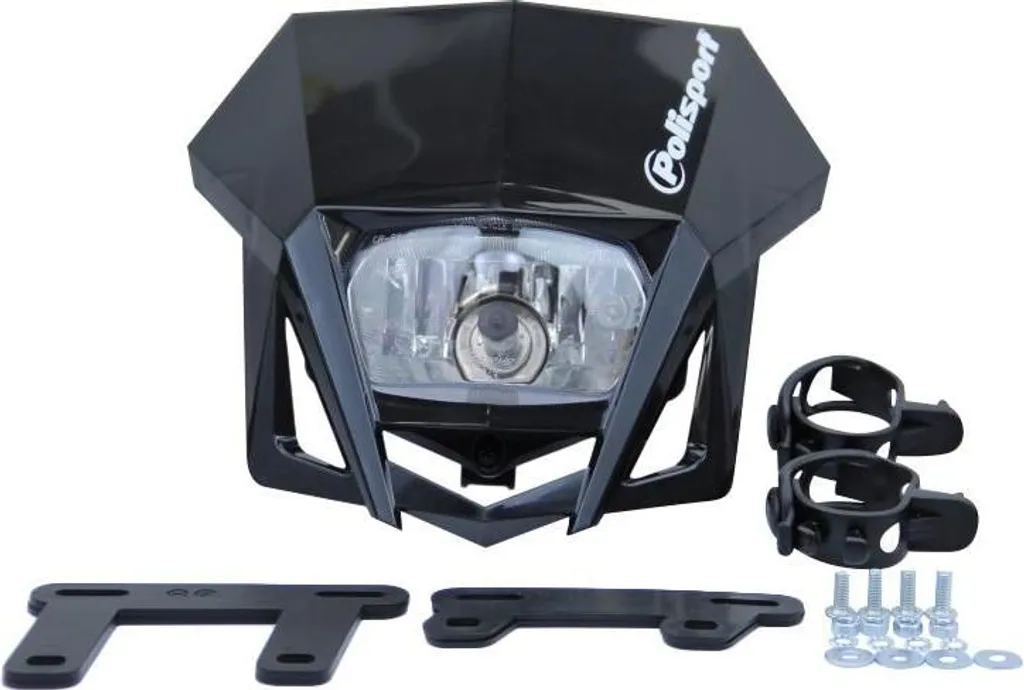 Plaque phare moto universelle Polisport LMX noir compatible Husaberg - 4