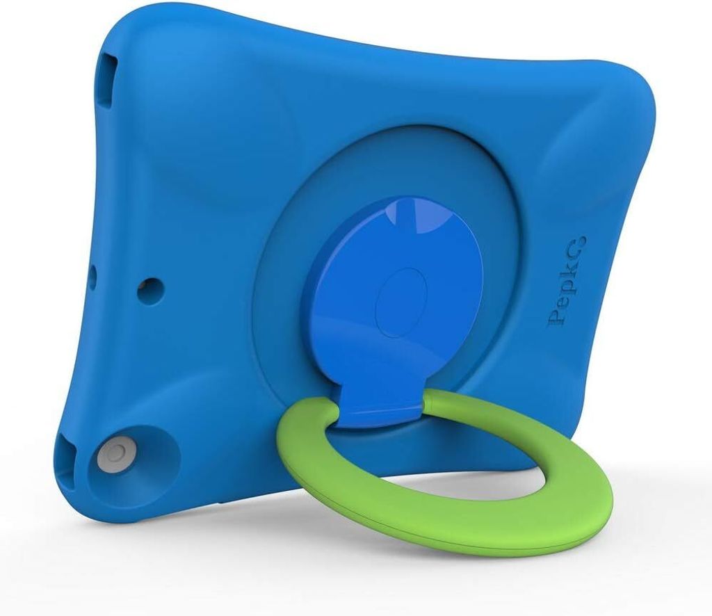 Kinder-EVA-iPad-Schutzhülle, multidirektionaler stabilisierender Ständer | Geeignet für 10,2-Zoll-iPad 2021/2020/2019 (9./8./9. Generation),Blau