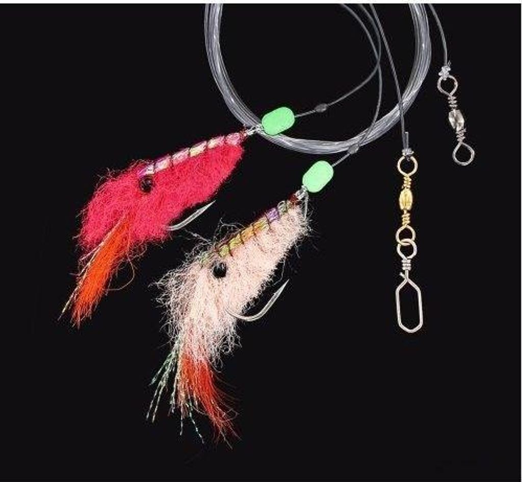 Dega Meeresvorfach mit 2 Shrimpfliegen