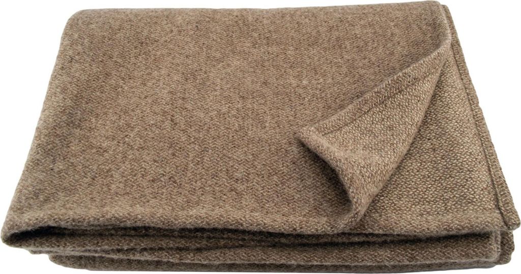 Decke aus Naturwolle