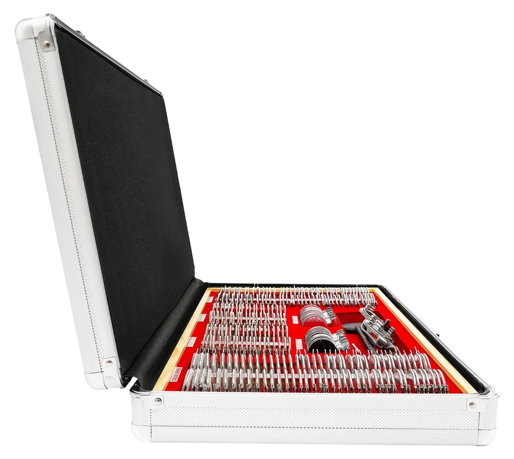 Kit de lentilles de test optométrique 266 pièces avec coffret rouge - 3