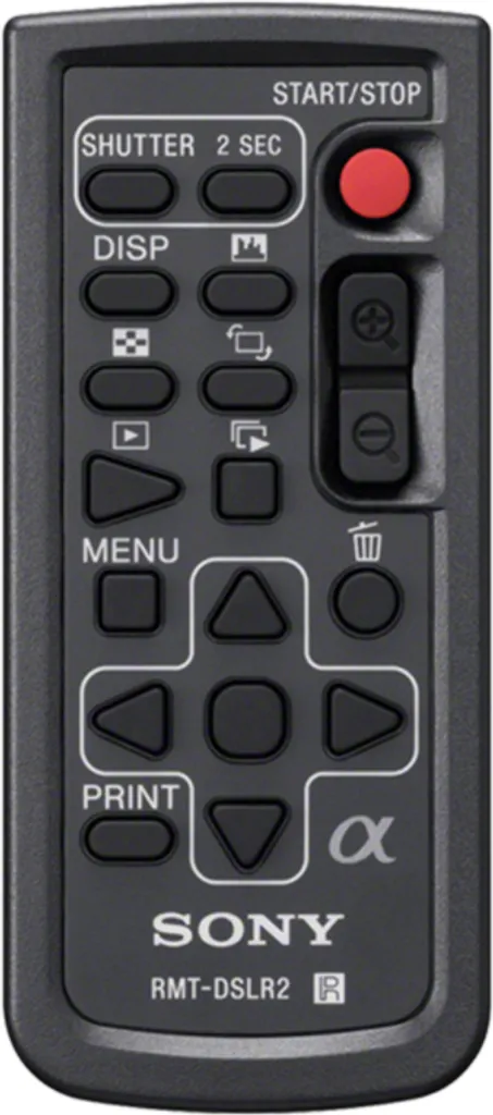 Télécommande Sony RMT-DSLR2 idéale pour Autoportrait et Photo de Groupe