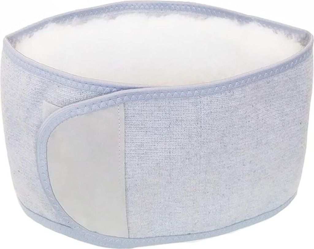Men Women Winter Warm Cashmere Waist Protection Thick Thermal Plush Lumbar Support Belt Warmer Belt Wrap for Waist Belly