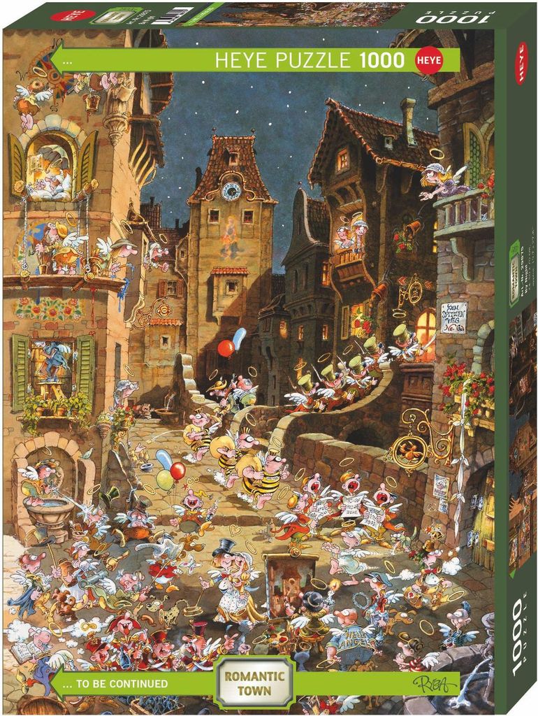 Heye - Puzzle standard - Di notte 1000 pezzi Immagine del prodotto 