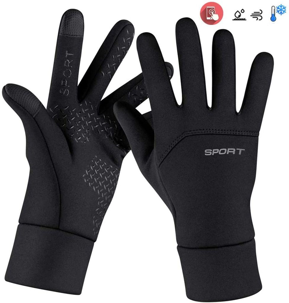 Fahrradhandschuhe Touchscreen, Winterhandschuhe Herren Produktbild 