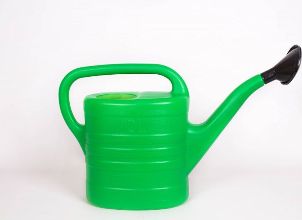 Arrosoir 10 l vert plastique avec pomme de douche Image du produit 