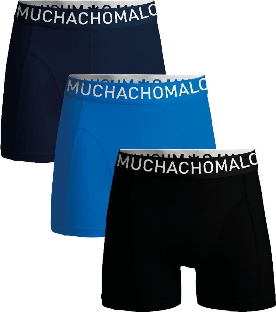 Muchachomalo Herren Boxershorts – 3er Pack – Microfaser & Stretch – Leichte Sport-Unterwäsche – Größe 6XL - U-MICROFIB1010-124