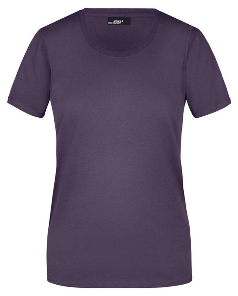 James and Nicholson - "Basic" T-Shirt für Damen LT2799 (XXL) (Aubergine)