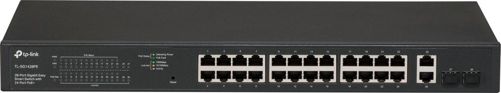 TP-LINK TL-SG1428PE - Switch - Smart - 24 x 10/100/1000 Produktbild 
