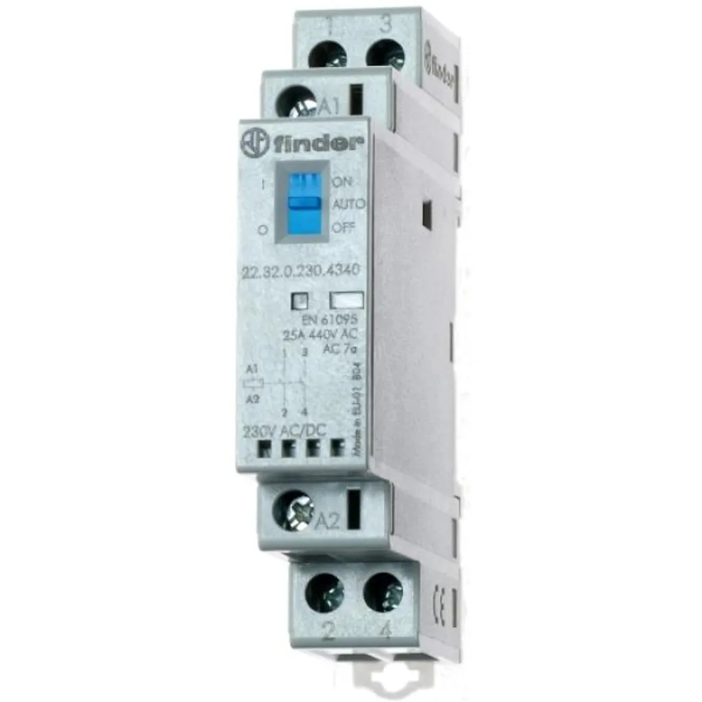 Contacteur Finder pour Rail DIN 230V - Commande Eclairage et Chauffage