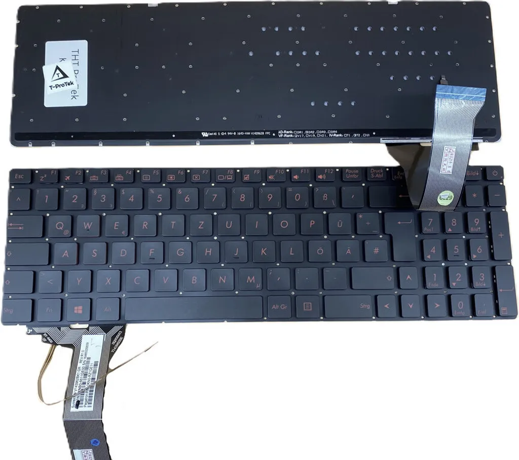 Clavier rétroéclairé pour ASUS G752VW G752VX idéal Gaming et Travail