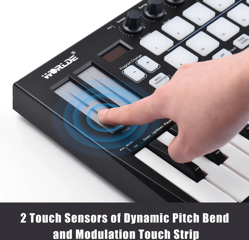 Mini Clavier MIDI USB Orca25 : La Solution Compacte pour Créer Partout - 9