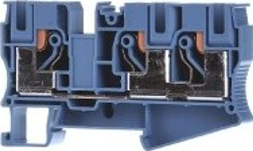 3208747 Phoenix Contact Durchgangsklemme PT 10-TWIN BU Push-In-Anschluss Nennspannung 1000V - 1Stück