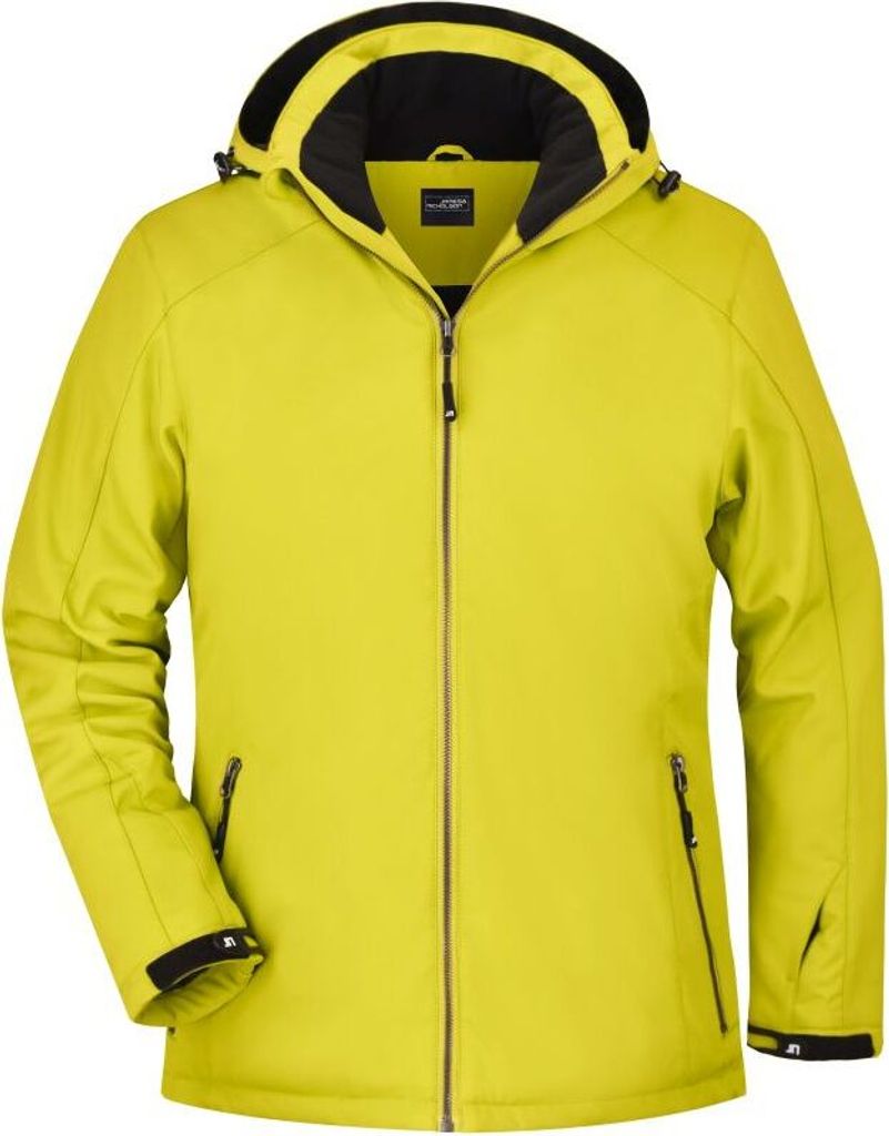 Elastische, gefütterte Softshelljacke yellow, Gr. XL
