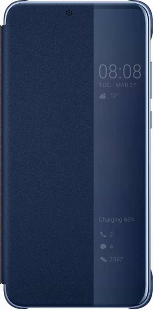Huawei, Tasche für Huawei P20 Lite Folio Anti-Öffnung Elegantes Modelldesign, Blau