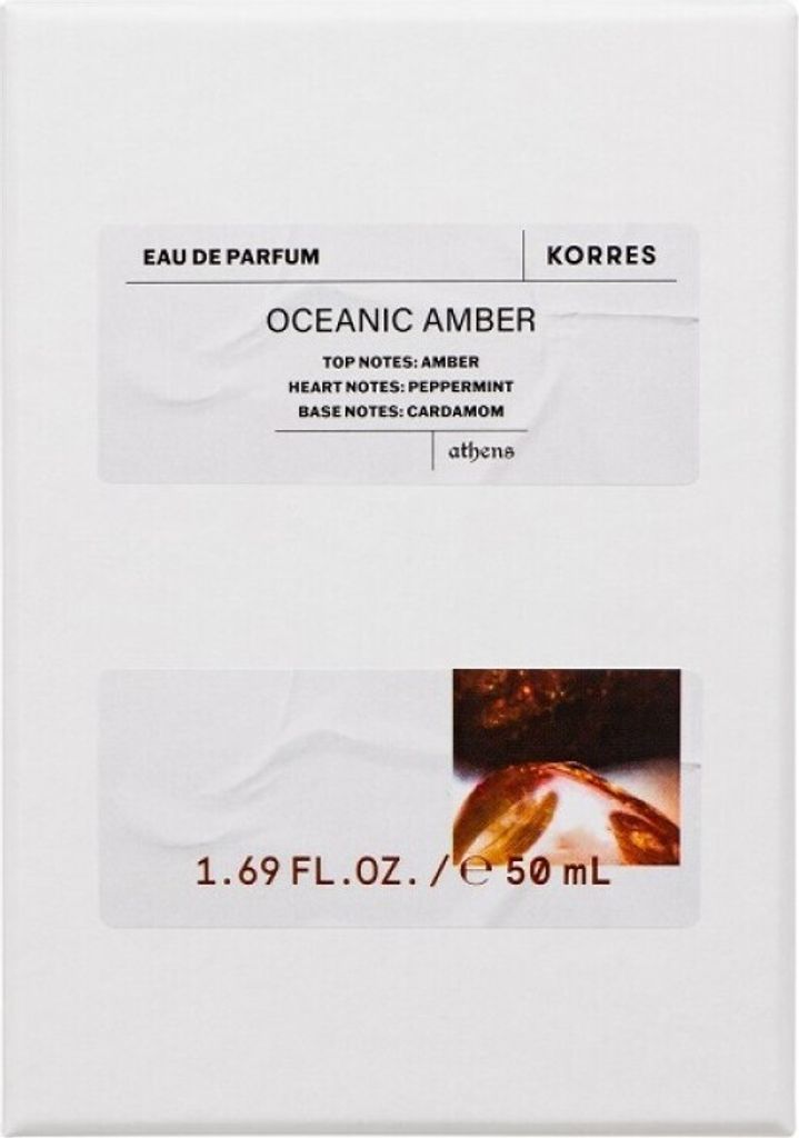 Eau de Parfum pour femme Korres, Oceanic Amber, 50 ml. Image du produit 