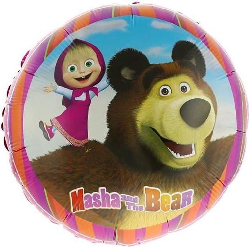 Grabo Folienballon 18 - Mascha und der Bär Produktbild 