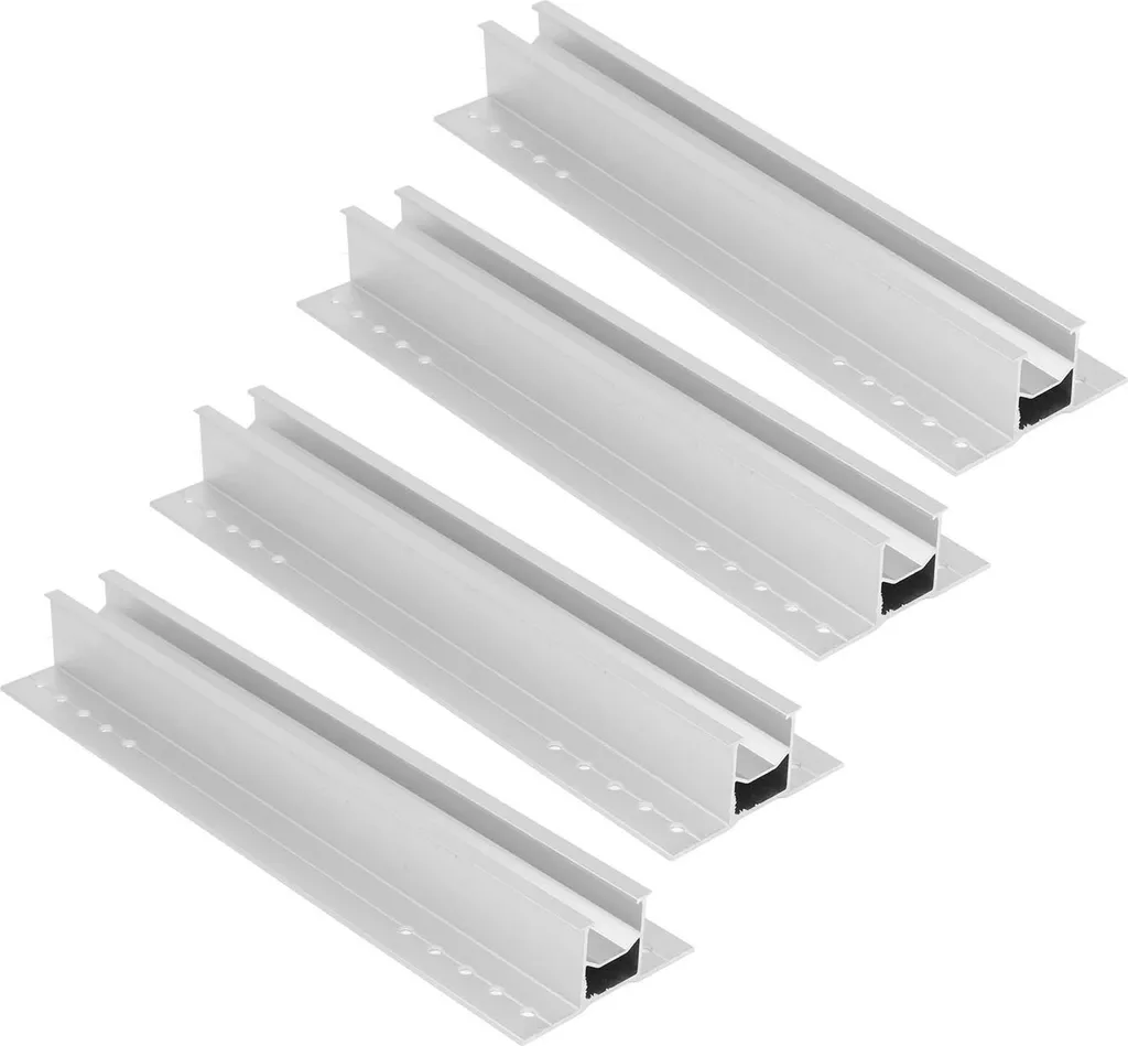 Fixation panneau solaire pour toiture maison et camping-car alu 300mm