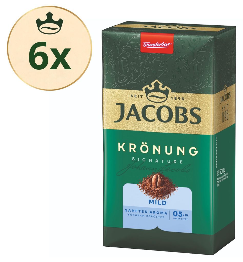 JACOBS Filterkaffee Krönung Mild Pulver-Kaffee Röstkaffee Produktbild 