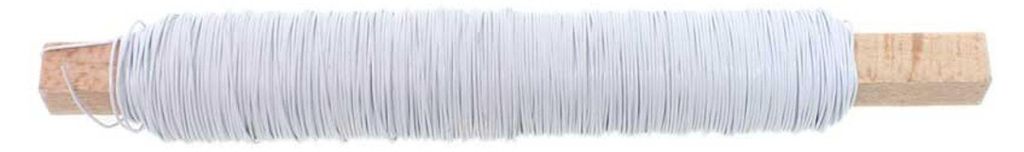 Deko Lackdraht 0,5 mm 100 g Bindedraht Basteldraht Wickeldraht Dekodraht weiß