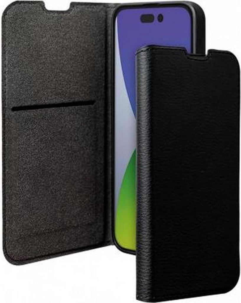 BigBen Connected, Hülle für Apple iPhone 14 Pro Folio Wallet mit Kartenhalter und Videounterstützung, Schwarz