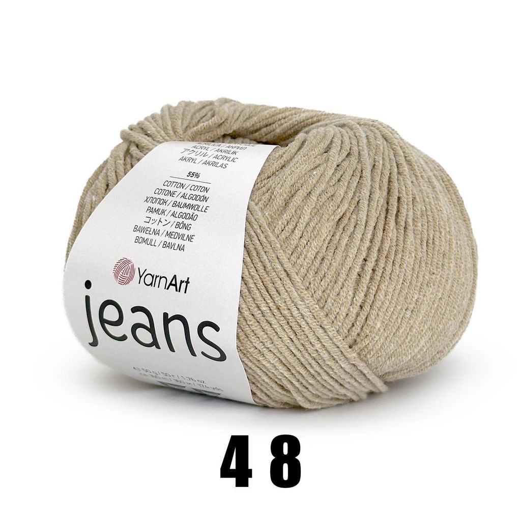 YarnArt Jeans (50g/160M) 48 leinen