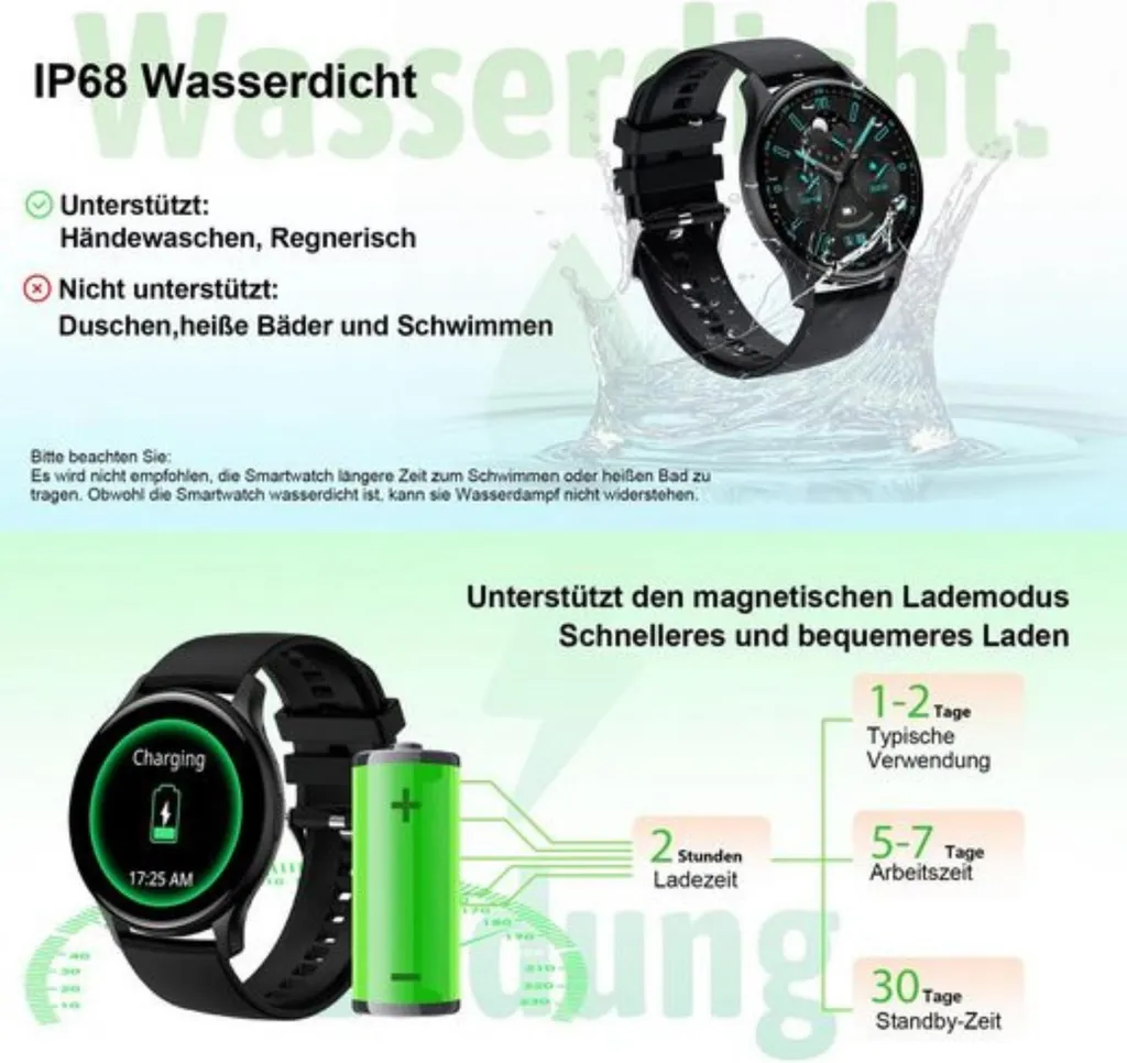 Manike G87 Smartwatch Elegante e Sportivo con Chiamate e Notifiche - 9