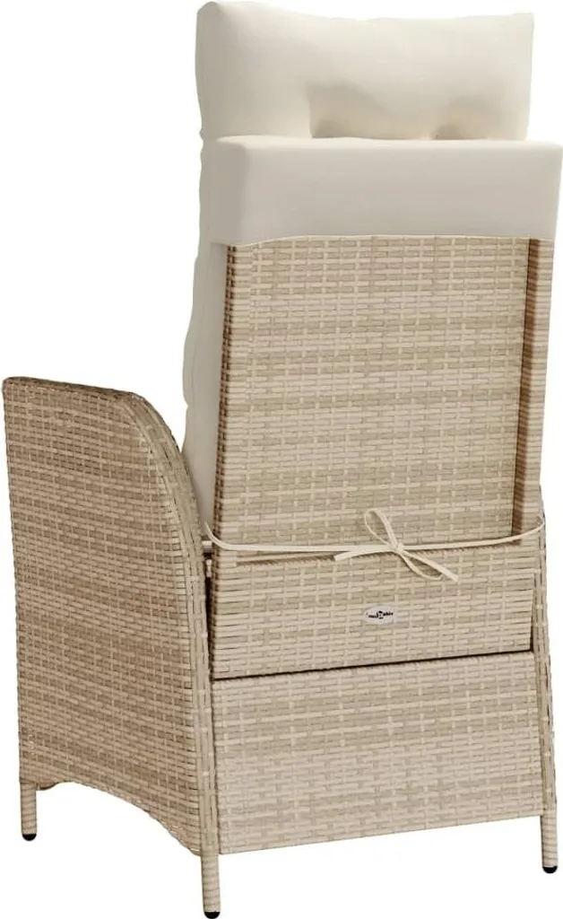 vidaXL Poltrona Giardino Poly Rattan Beige - Analisi Comfort e Durata - 6