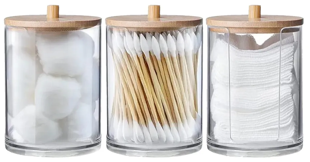 Dites adieu au désordre avec les boîtes SoapUp 3 pour cotons et maquillage