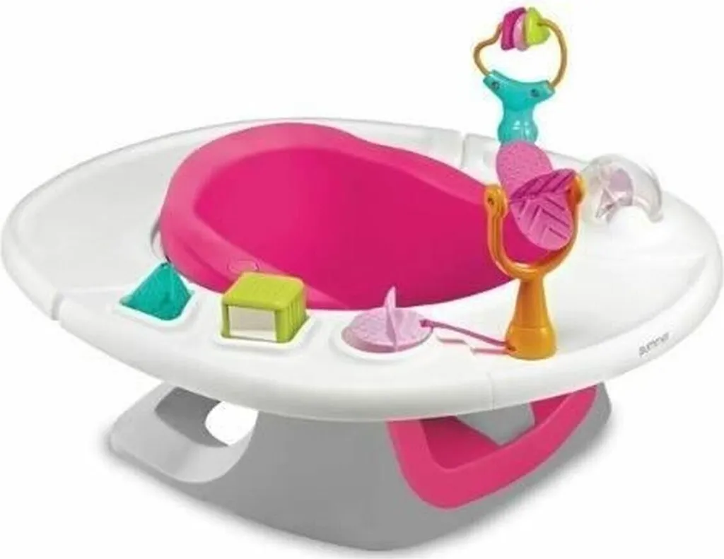 Chaise haute Summer Infant rose : siège nomade pour repas de bébé