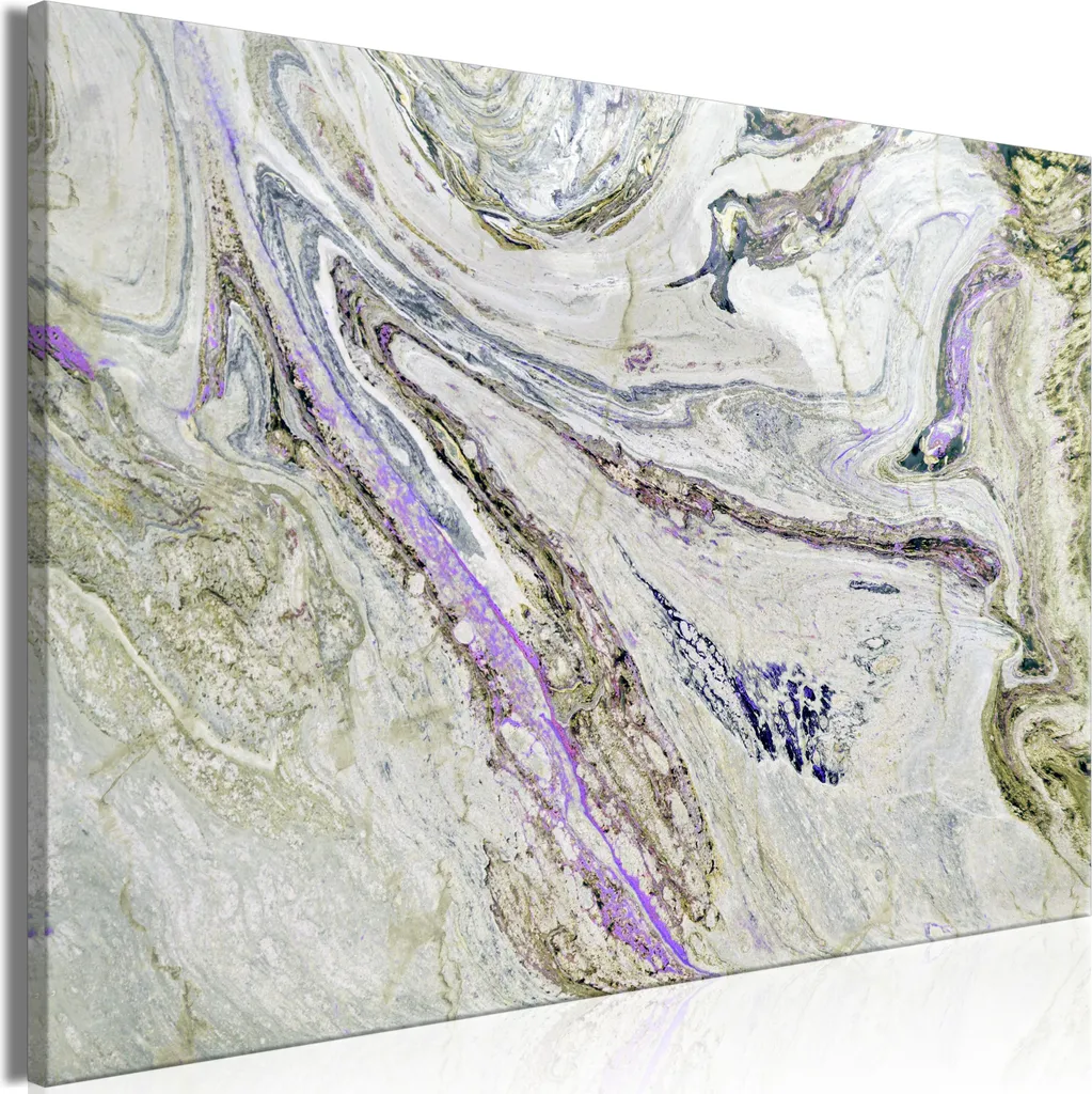 Quadro su Tela Roccia Colorata 120x80 cm | Arredamento Moderno Foglie