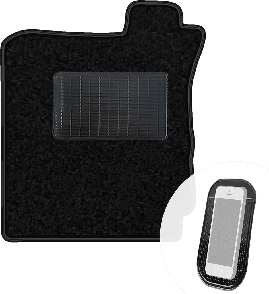 Tappetino Guida Velours Nero per Dodge Durango 2003-2008 | Qualità Premium