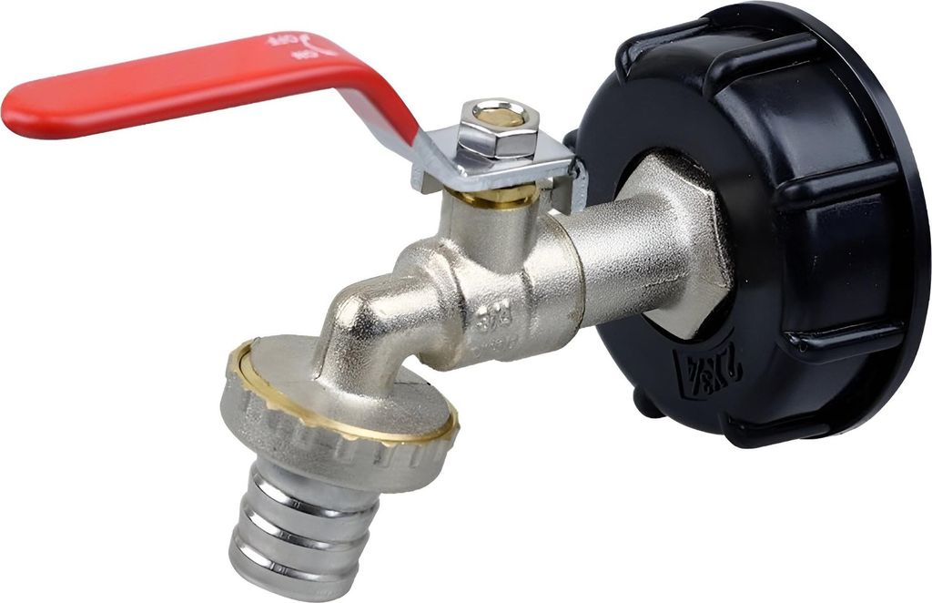 Verk 01707 Kohout výpustný 1/2" s redukcí na IBC nádrž Obrázek produktu 