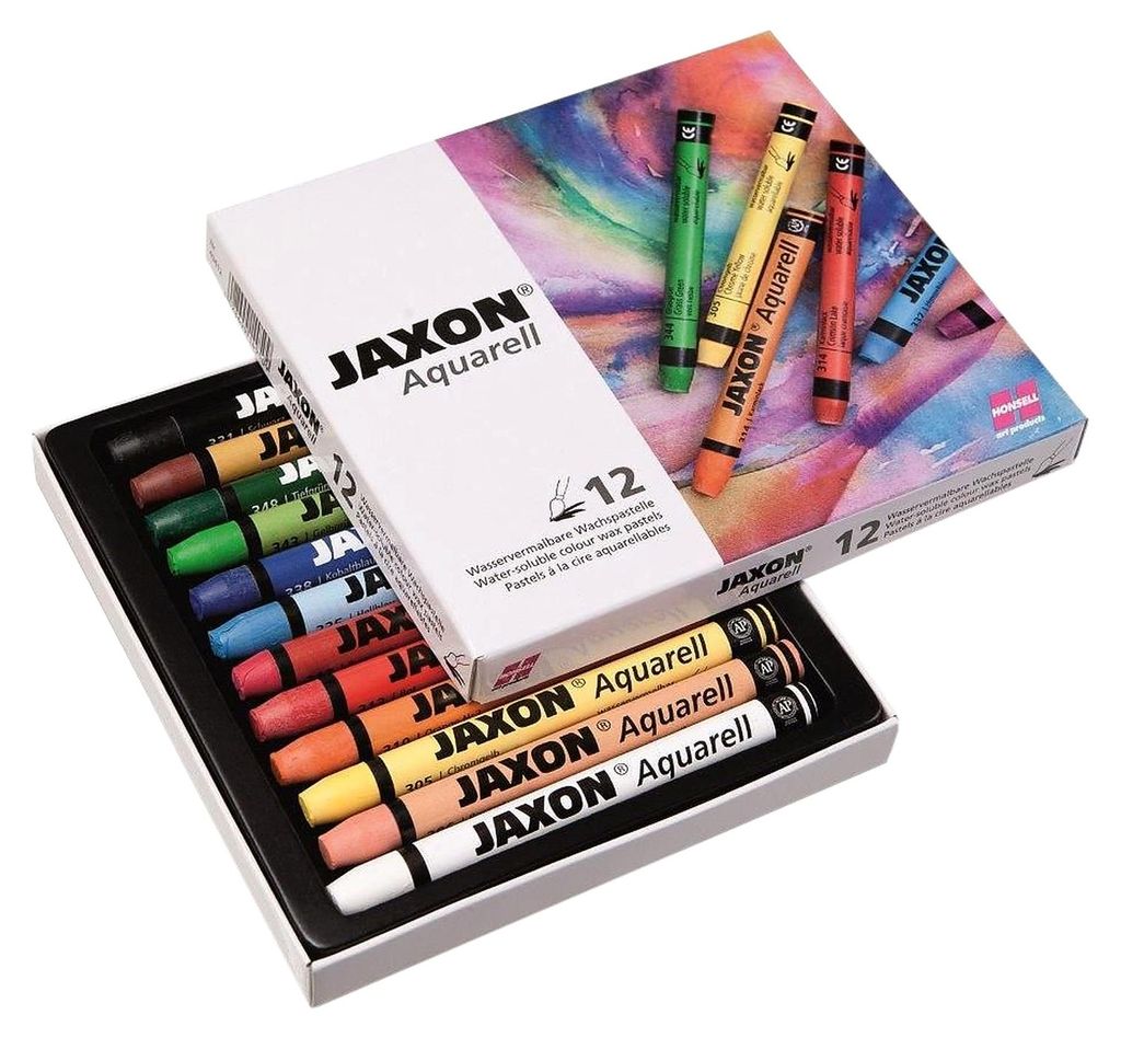 JAXON 49412 Gesso per acquerello - scatola di cartone da 12 Immagine del prodotto 