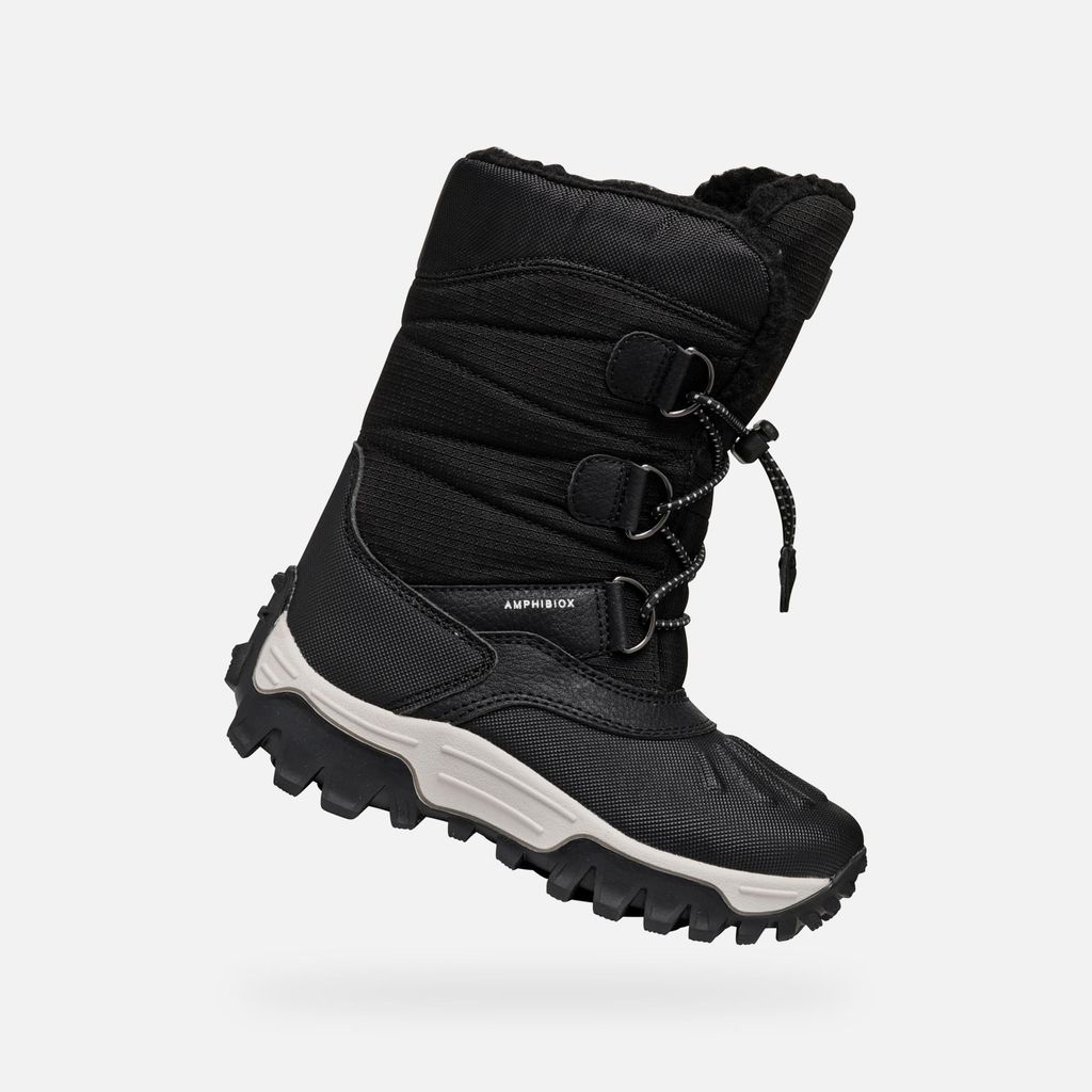 Geox Schwarze Himalaya ABX Winterschuhe für Jungen 34