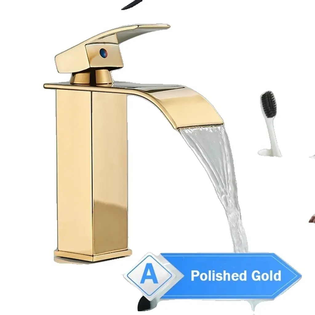 Rubinetto MMW Cascata Oro - Emozioni e Lusso per il tuo Lavabo