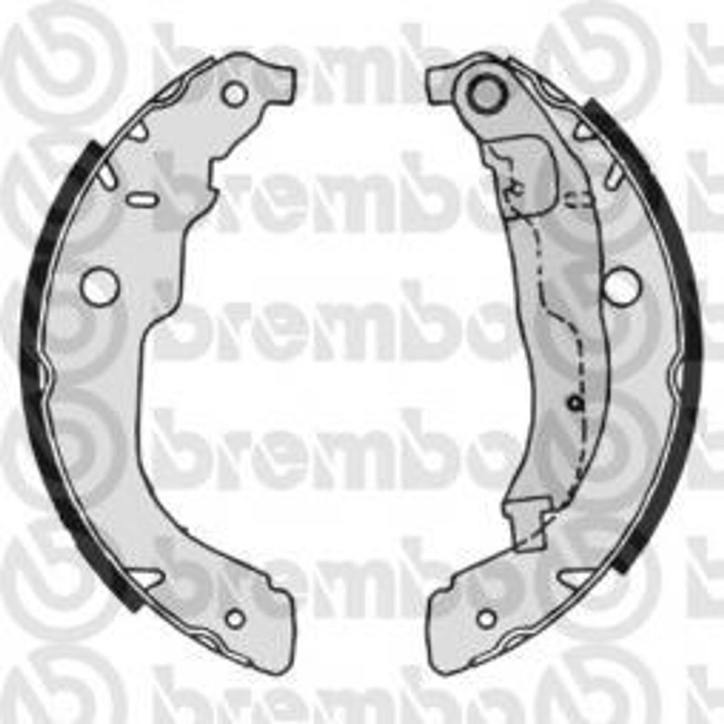 Brembo Bremsbackensatz Hinterachse S 61 528