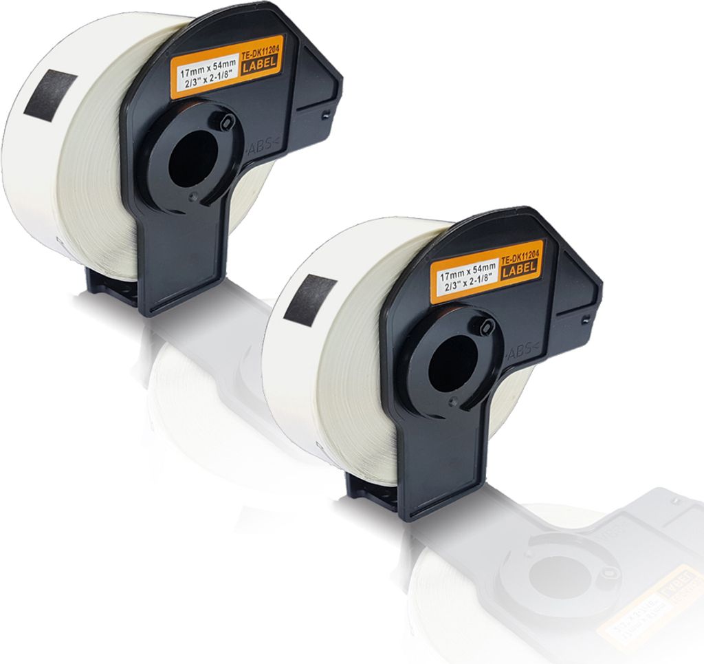 Print-Klex 2x Kompatible Etiketten-Rollen kompatibel mit Brother P-Touch DK-11204 P-Touch QL 580 Series P-Touch QL 650 TD P-Touch QL 700 P-Touch QL...