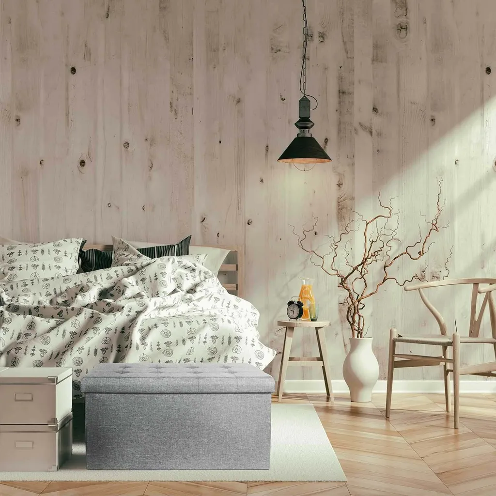 Banc Coffre Gris pour Entrée et Chambre - Siège Pliable Gain de Place XL