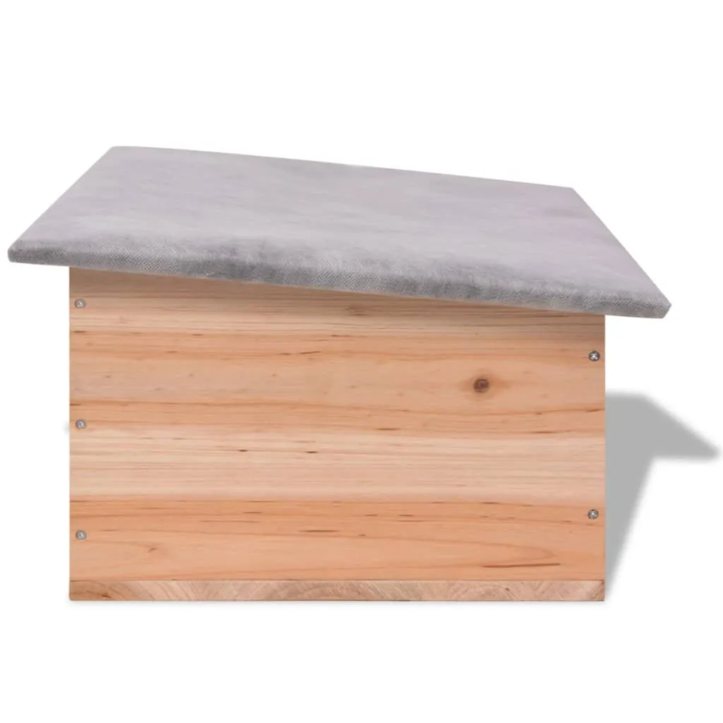 Maison Hérisson Bois Massif 45 cm - Habitat Durable et Résistant - 4