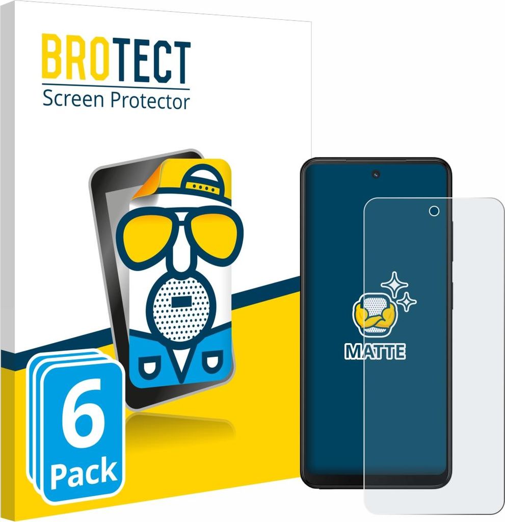 6x BROTECT Schutzfolie für Xplora HMD Fusion X1 Displayschutz Displayschutzfolie Folie Matt Entspiegelungsfolie