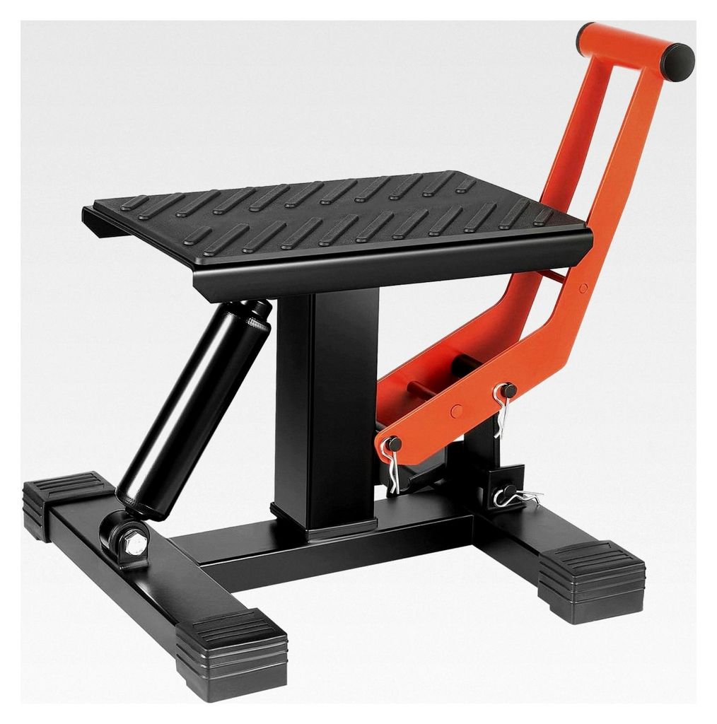 Hydraulischer Motorradständer, universelle Motorradhebebühne, Klapphebebühne, Motocross-Hebebühne, maximale Tragfähigkeit 150 kg.
