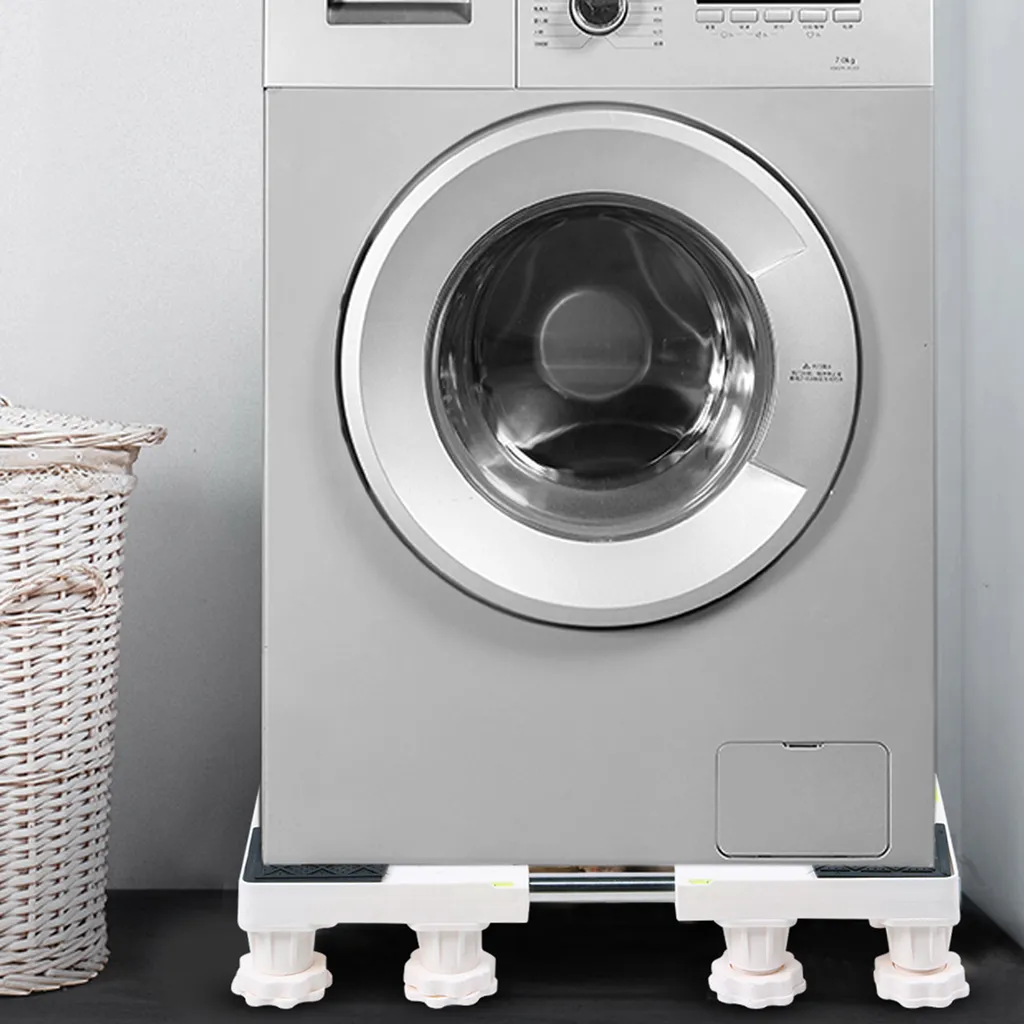 Support Lave-linge Antivibration à Roulettes - Base Mobile Extensible - 4