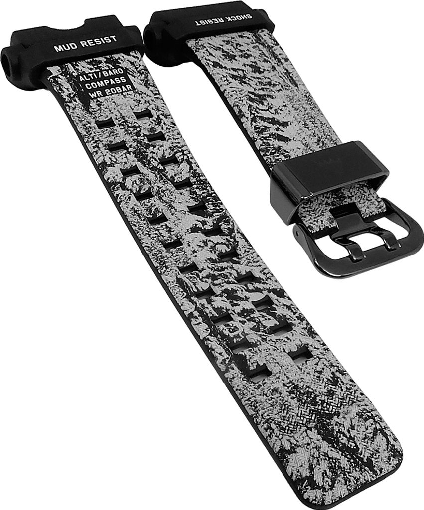 Casio G-Shock Mudmaster Uhrenarmband weiß/schwarz Resin GG-B100BTN-1A
